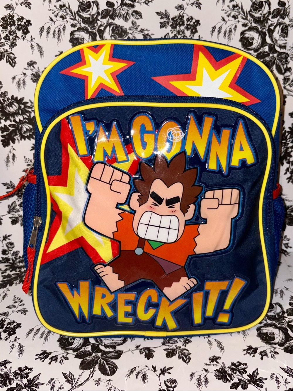 Blue 'I'm Gonna Wreck It!' Graphic Kids' Backpack - Wreck It Ralph